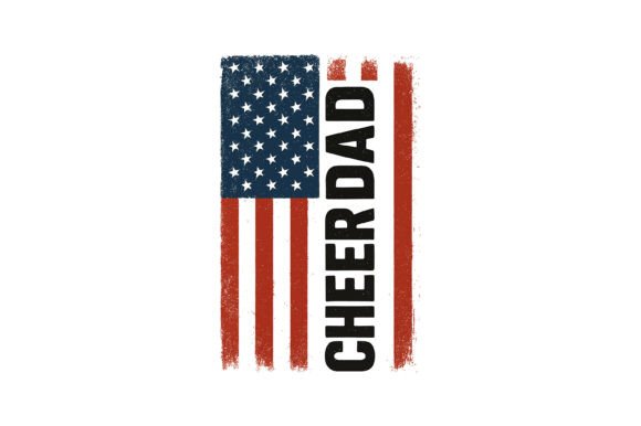 A Brand Designer's Take on the Cheer Dad American Flag Graphic