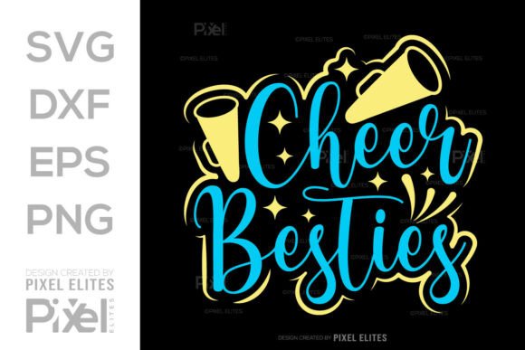 A Cheer Besties SVG Graphics Review for Local Business Branding