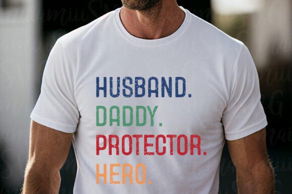 Beyond T-Shirts: Using Husband Daddy Protector Hero SVG for Branding