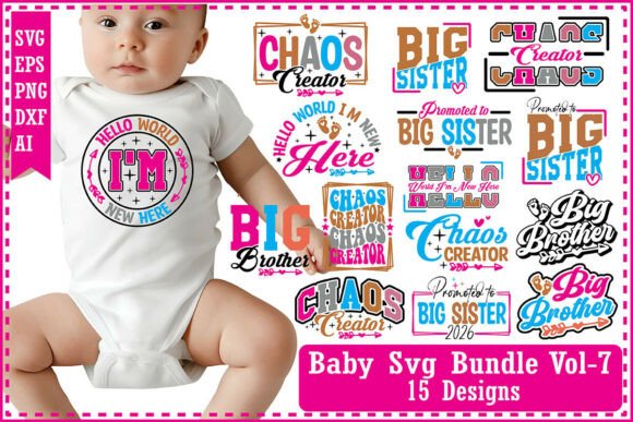 Crafting a Cozy Nursery Collection with Baby SVG Bundle Vol-7
