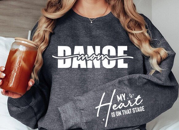 Dance Mom Sleeve SVG Graphics for T-Shirt Designs