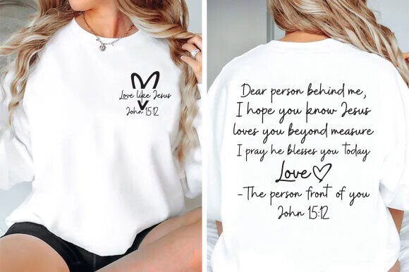 Dear Person Behind Me Svg for Graphics & T-Shirt Designs