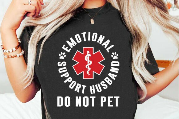 Emotional Support Husband Do Not Pet Png