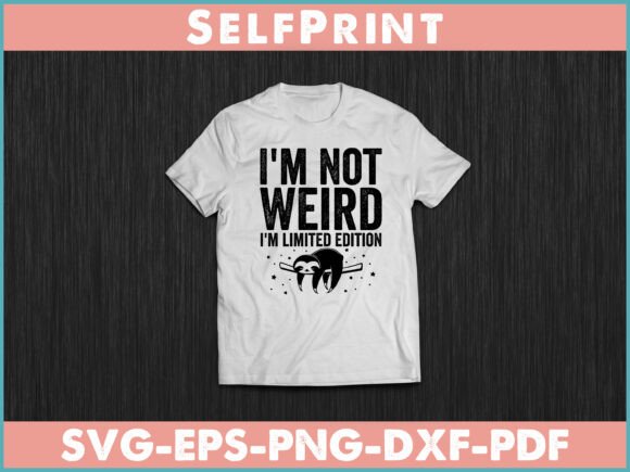 Limited Edition Sloth Graphic: A Publisher's T-Shirt Design Review