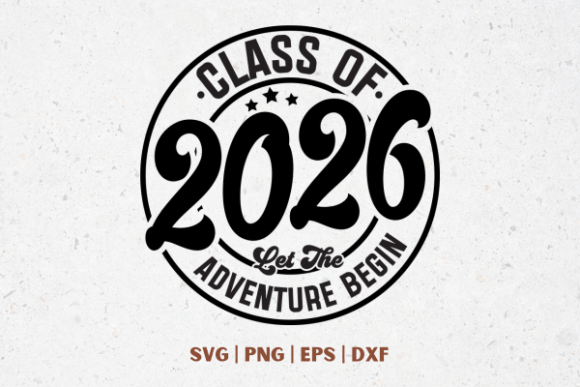 Senior Class of 2026 SVG Graphics for T-Shirt Designs