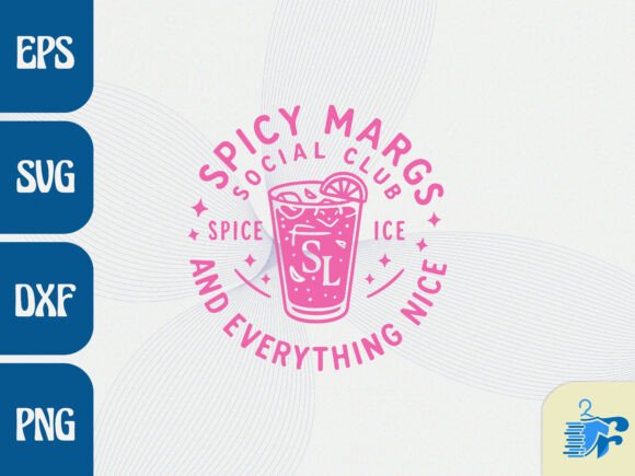 Spicy Margs Social Club Spice Ice Graphics for T-Shirt Designs